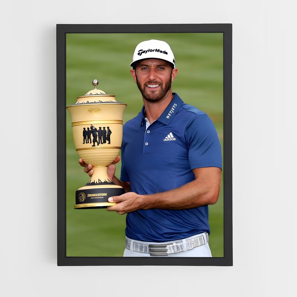 Poster L'Homme aux Trophées – affiche Golf (vue 2)